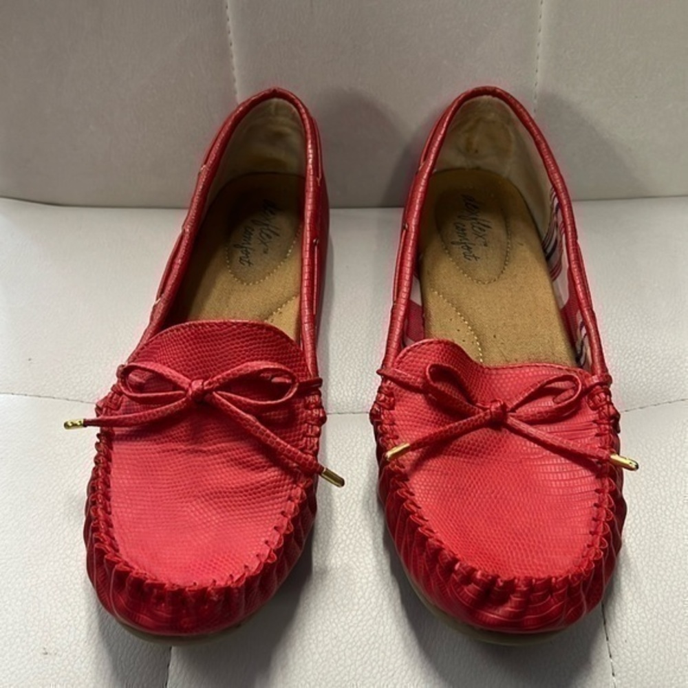 Dexflex comfort red loafer size 71/2